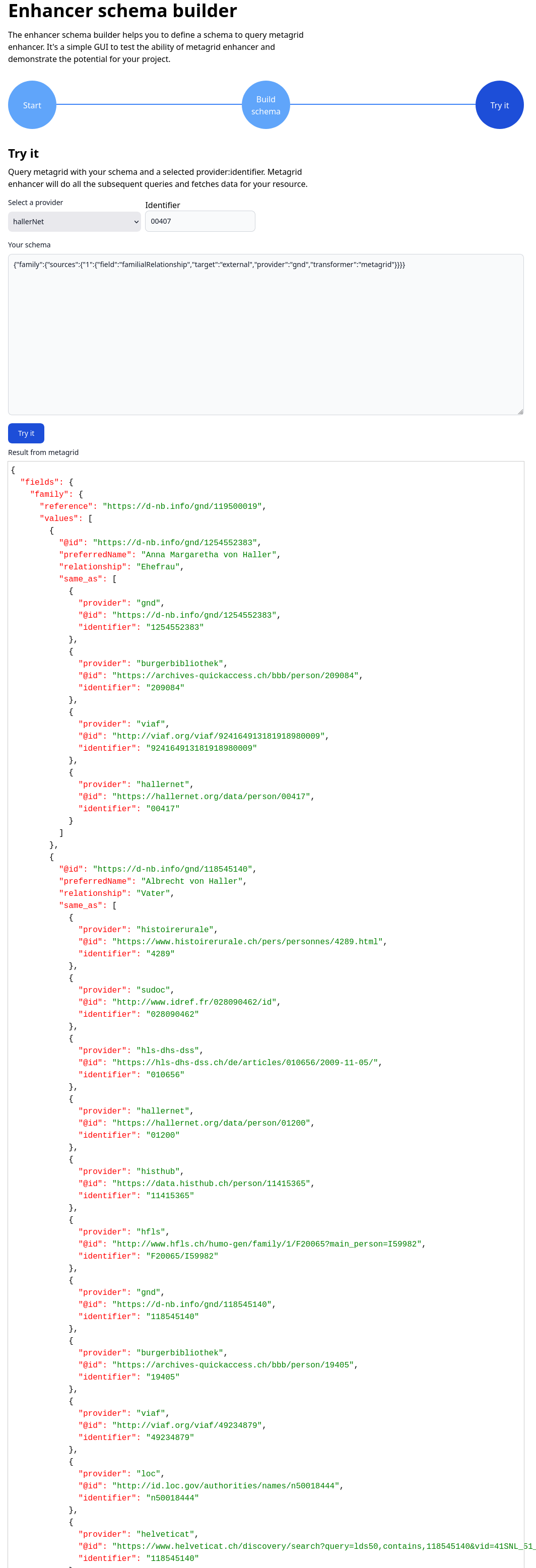 Enahncer playground result